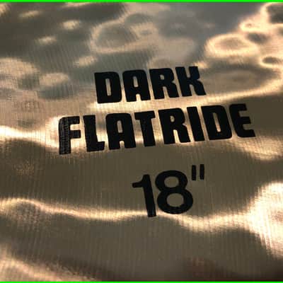 Paiste Vault Release 0047: Sound Creation 18" Dark Flatride Flat Ride from 1985 IMMACULATE COLLECTOR GRADE NOS Mint Formula 602 alloy gem! image 2
