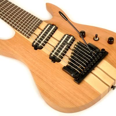 Agile Pendulum 9 String Fan Fret Multi-Scale Guitar with Kahler Bridge Elite 92527 EB CP Nat Mah image 5
