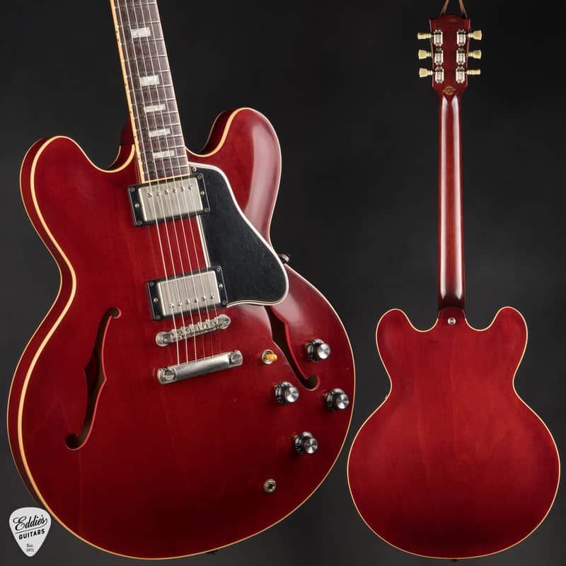 2010 Gibson Custom Shop 1960’s V.O.S. Block Inlay ES-335 Limited Run Antique Faded Cherry #CS051817