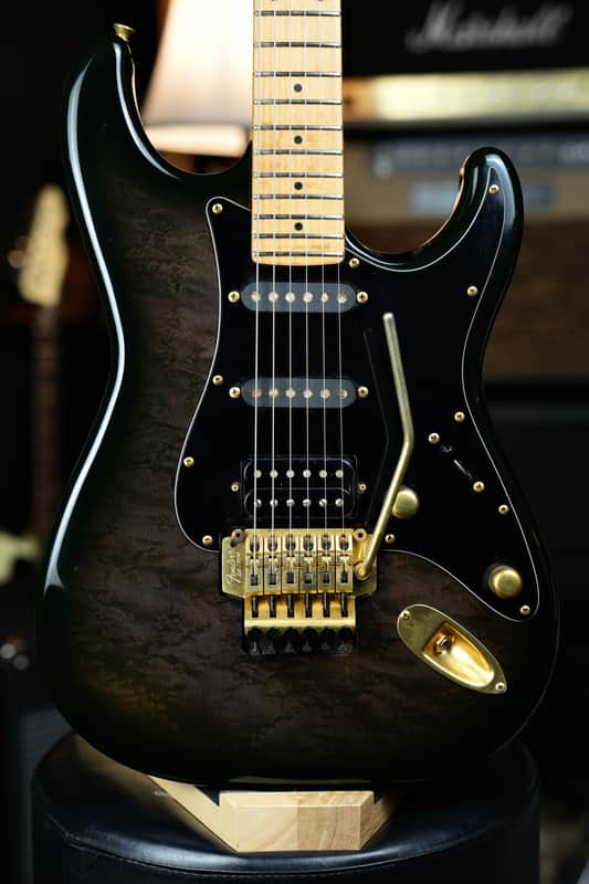 1984-1987 Fender Stratocaster STR-75M, Made in Japan - Black Burst /  Hotrod SS & Dragster H / Pro Setup image 1