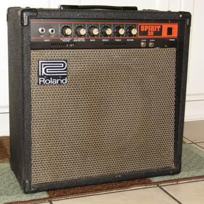 Roland Spirit 30 Guitar Amp 1982 Black Tolex Japan | Reverb