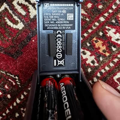 Sennheiser Sennheiser Ew100 G3 SK100 Sender and EK100 Receiver SK100 G3 and Tentacle Levallier Mic 2018 - Black image 2