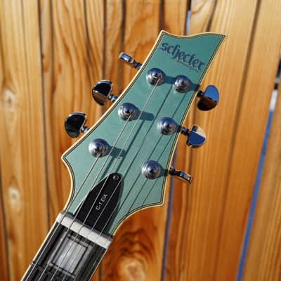 Schecter DIAMOND SERIES C-1 EA Classic - Pellham Blue 6-String Electric Guitar (2023) image 8