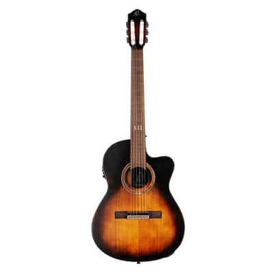 Ortega DSSUITE-C/E The Private Room Series Solid Spruce Top Mahogany Neck Nylon 6-String Classical Acoustic-Electric Guitar w/Gig Bag image 3
