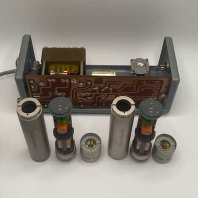 REFURBISHED /ORIGINAL STATE Strässer branded Schoeps CM 060 LATE 1950S - STEREO PAIR AND 2X POWER SUPPLY UNITS image 3