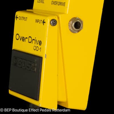 Boss OD-1 Overdrive 1986 Japan s/n 653700 with JRC4558DD op amp as used by Pete Townshend and Billy Duffy and many more .. image 6