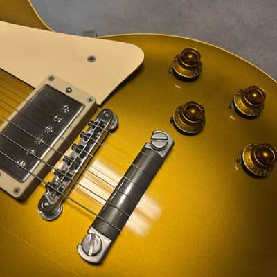 1996 Gibson Custom Shop LPR-7 1957 Les Paul Standard Reissue Goldtop w/OHSC image 12