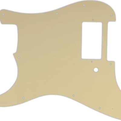 WD Custom Pickguard For Left Hand Single Humbucker Fender Stratocaster #06 Cream
