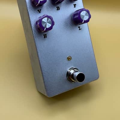 RCO Pedals Marsh Fuzz (BOG build) 2026 - Raw aluminum with violet knobs image 1