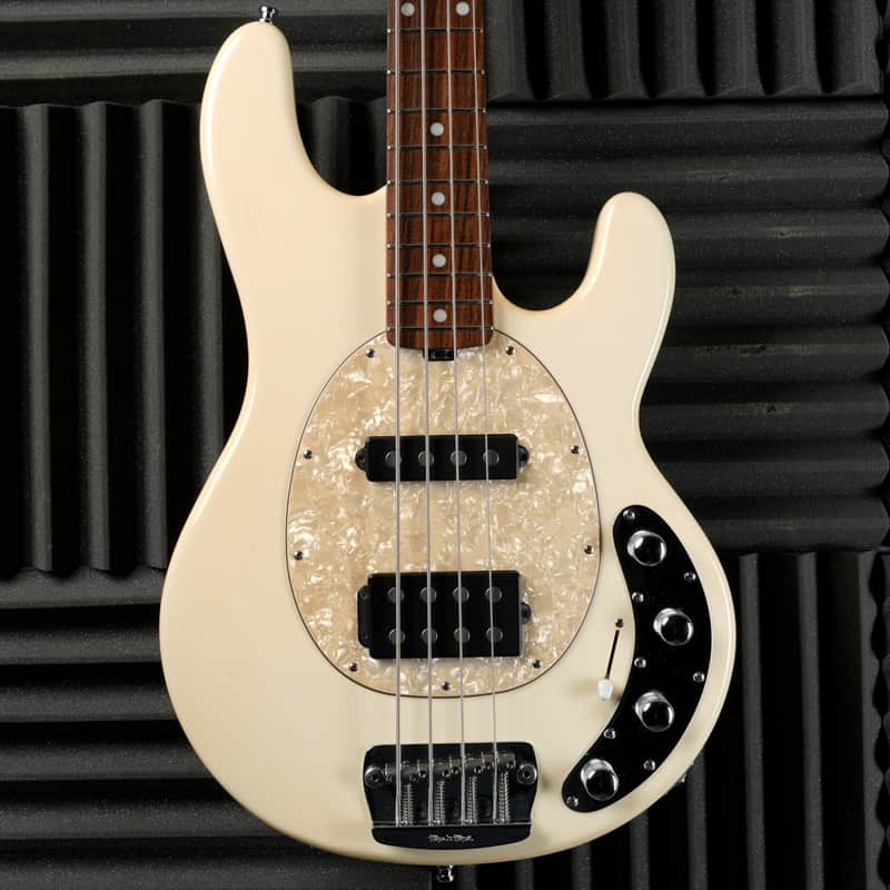 ヒロ　MUSICMAN Stingray4 White Rose Ernie Ball Music Man StingRay 4 HS | Reverb Canada