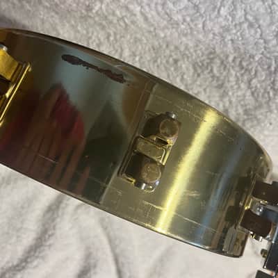 Yamaha SD-493 14x3.5" Brass Piccolo Snare Drum 1987-1996 - Brass image 12