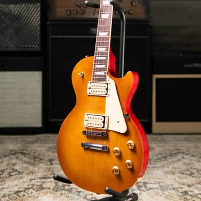 Gibson Les Paul Studio Double Trouble Electric Guitar - Dirty Lemon Burst/Cherry Back with Gig Bag image 11