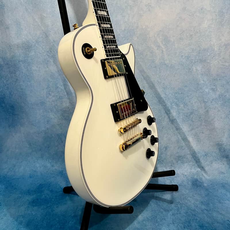 Edwards by ESP E-LP-130-CD Custom 2021 White Made in Japan Les