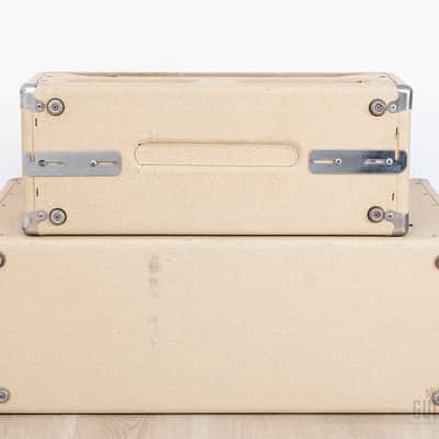 1963 Fender Bandmaster Vintage Pre-CBS Tube Amp Blonde w/ 2x12 Cab, Oxford 12L6 image 7