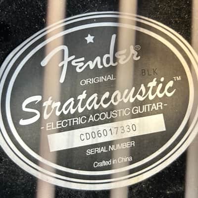 Fender Squier Stratacoustic 2009 - 2018 - Black image 6