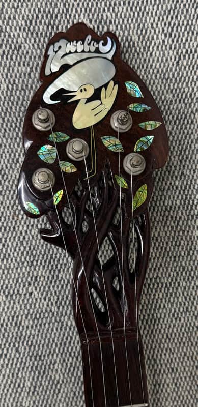 Custom 5 string banjo by Thomas Norwood early 1980's - gloss Brazilian Rosewood image 1