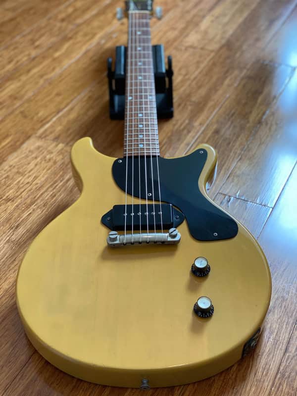 Burny Japanese Double Cut Junior TV Yellow RTV-55 TVY MIJ Japan