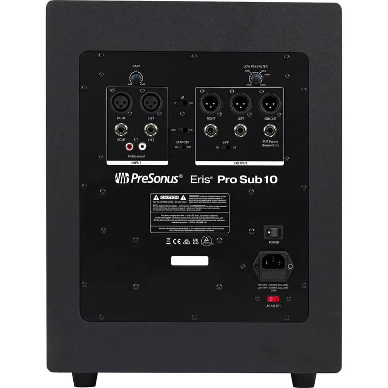 PreSonus Eris Pro Sub 10 Powered Studio Subwoofer image 1