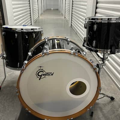 Gretsch Broadcaster 2016 - Black and gold sparkle image 2