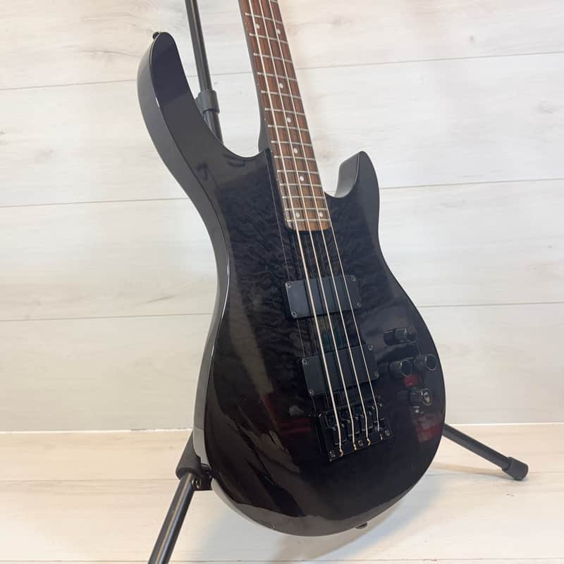 Epiphone Embassy Standard IV Bass Guitar Black Quilted Finish Indonesia 2011 2011 image 1
