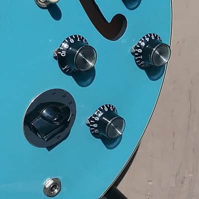 Gibson Memphis '64 ES-345 2016 - Frost Blue VOS image 3