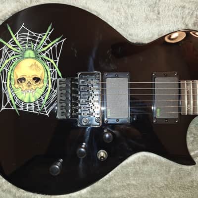 ESP LTD KH-3 Kirk Hammett Signature Spider - Black with Spider Graphic image 3