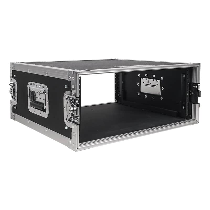 STRC-4U | 4U Space PA/DJ Rack/Road Case w/ 21" Depth, Plywood, Metal Ball Corners, Pro Tour Grade Flight Case 4 Unit image 1