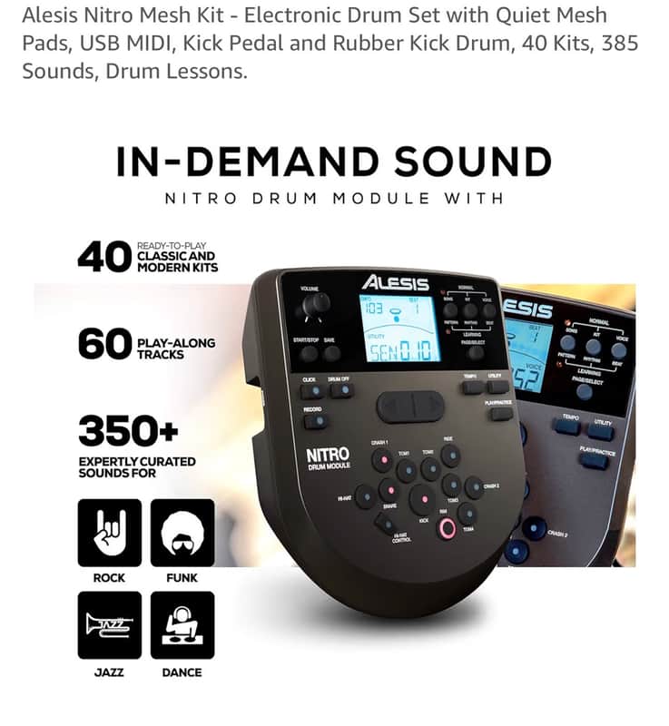 Alesis Nitro mesh 2024 - Black image 1