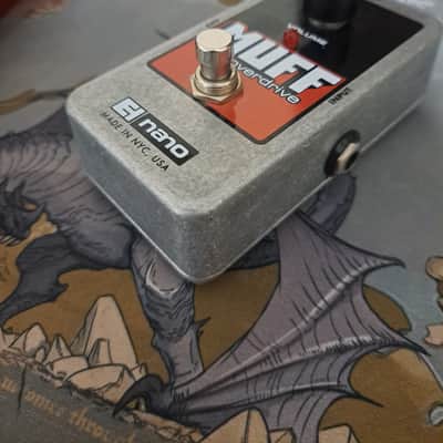 Electro-Harmonix Nano Muff Overdrive 2010s - Red / Grey image 3