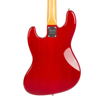 2019 Fender Ltd Ed Rarities Flame Ash Top Jazz Bass Guitar, Plasma Red Burst, US1907XXXX image 5