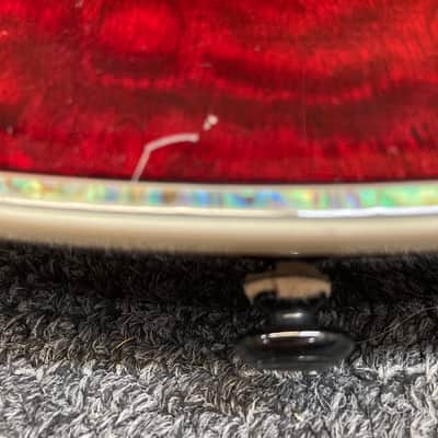 ESP LTD EC-1000 QM with Rosewood Fretboard 2002 - 2004 - See Thru Black Cherry image 11