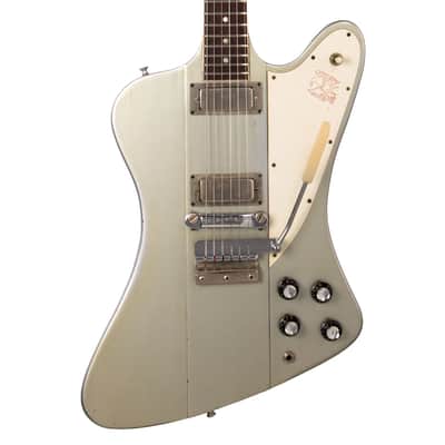 1965 Gibson Firebird III - Silver Mist Poly - RARE! Wide Nut, Non-Reverse Headstock - Original Vintage Custom Color Electric Guitar - 1 of 1? WOW! image 1