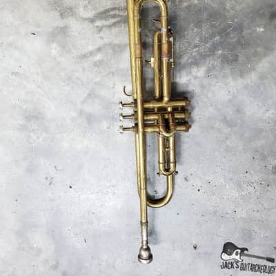 Conn / Musicraft "Stencil Horn" Bb Trumpet (1920s Lacquered Brass) image 7