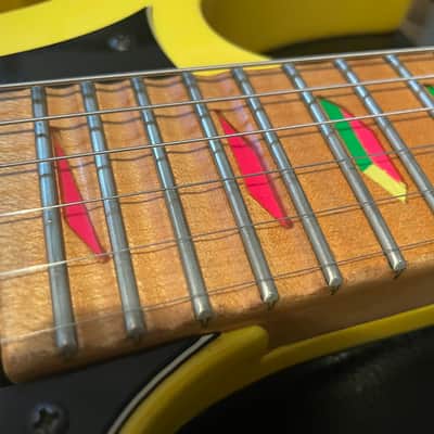 1991 Ibanez JEM 777 DY (Desert Yellow) - Vintage Guitar in Excellent Condition image 8