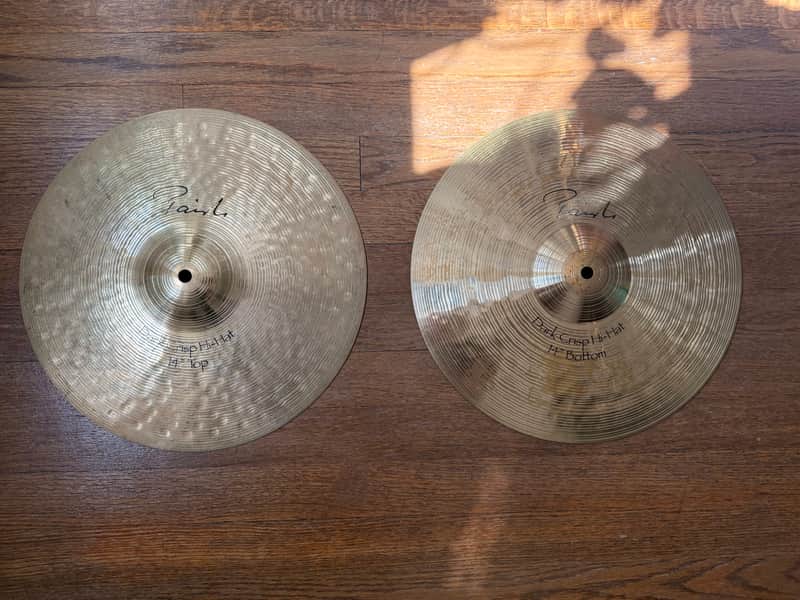 Paiste Signature Series 14" Dark Crisp Hi-Hats (pair) image 1