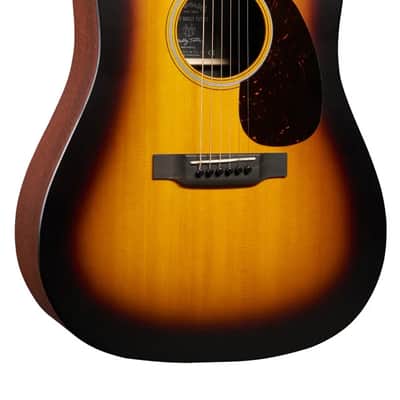 Martin D-X2E Molly Tuttle Acoustic-Electric Guitar, Vintage Sunburst w/ Bag image 1