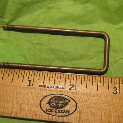 vintage 1950's Epiphone tailpiece short bail wire for frequensator tailpiece Deluxe Zephyr Regent archtop Bild 2