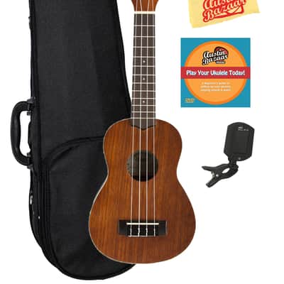 Kala KA-S Satin Mahogany Soprano Ukulele w/ Hard Case image 1