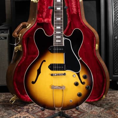 Gibson ES-330 Hollow Body Electric Guitar - Tobacco Burst with Hardshell Case image 14