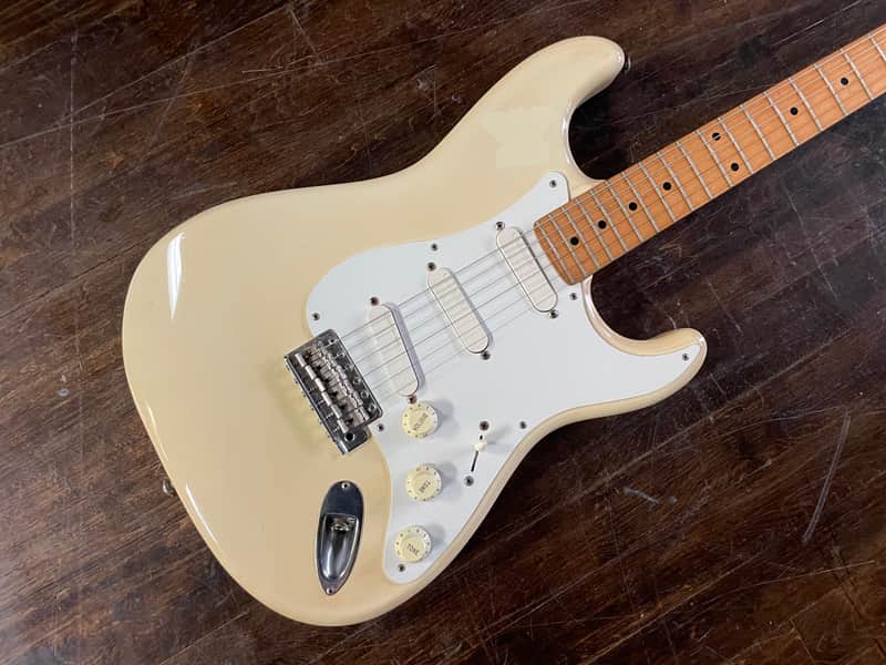 2002 Fender ST-54 95LS 1954 Reissue Stratocaster Eric Clapton Specs Vintage White V Neck prof MIJ image 1