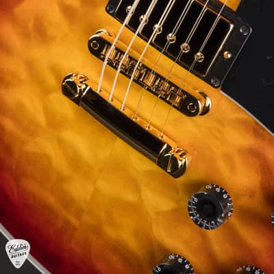 Gibson Custom Shop Dealer Select Les Paul Custom 5A Quilt Tree Of Life Fireburst #CS601321 image 15