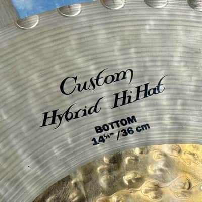 Don’t pay £519!! 14” Zildjian K CUSTOM HYBRID Hihats image 5