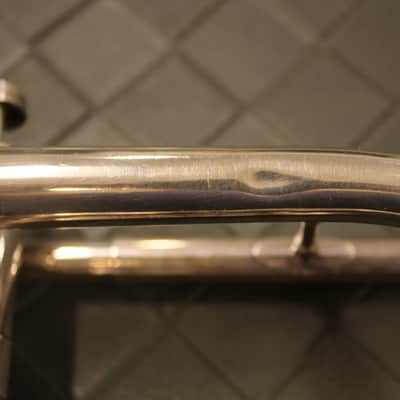 C.G. Conn 8-B Silver Plate Artist Trumpet 1970 W/ Bach C1 Mouthpiece + Mutes image 15