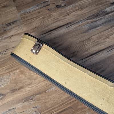 Silvertone Kay Harmony Chipboard Guitar Case Vintage 1960s Tan image 6
