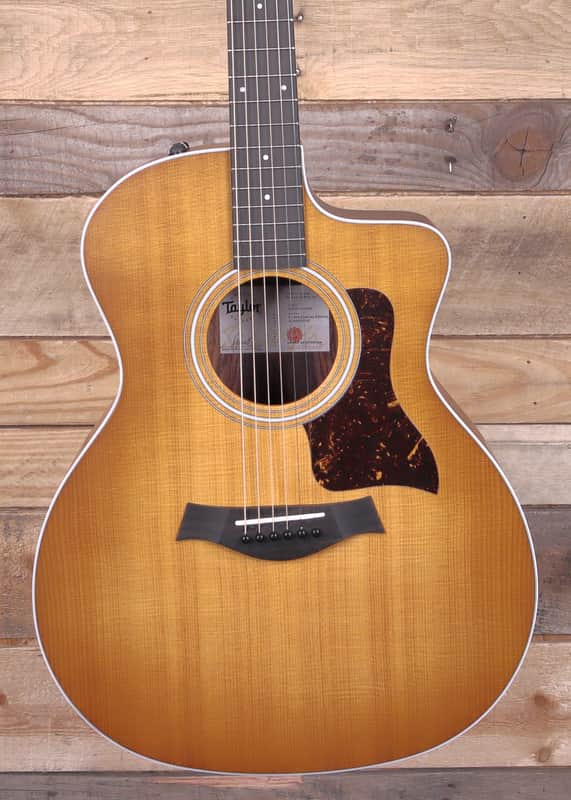 Taylor 214ce Special Edition Acoustic/Electric Guitar Honeyburst w/ Case image 1