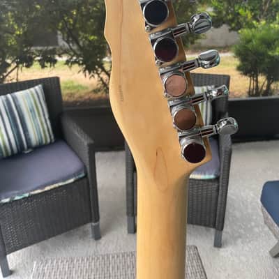 Fret-King Country Squire Semitone De Luxe Honeyburst Telecaster thinline type electric guitar image 9