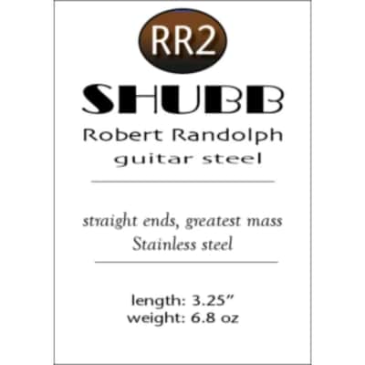 Shubb RR2 Robert Randolph Guitar Steel Slide, Solid Stainless Tone Bar - RR2 image 3