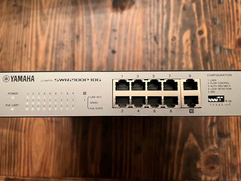 YAMAHA L2スイッチ SWR2100P-5 未使用 YAMAHA SWR2100P-5G ヤマハ
