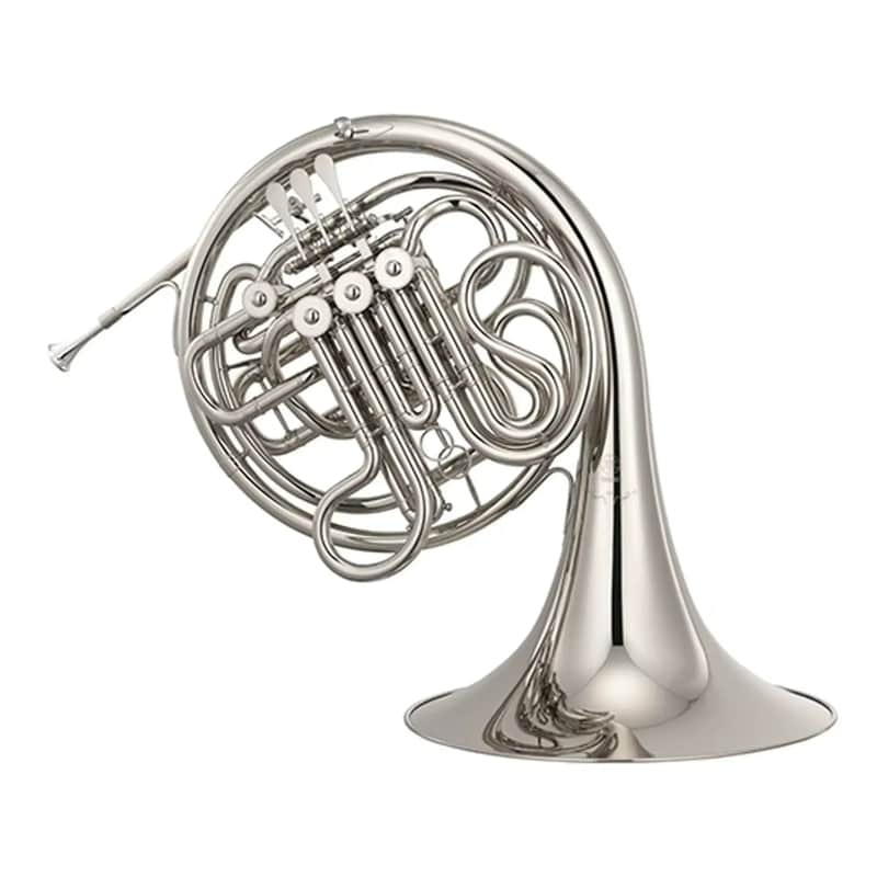 Yamaha YHR-672N Full Double Horn Nickel-Silver Fixed Bell image 1