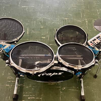 Traps Drum Kit, Alesis DM10 Custom Accoustic/Electric 2025 - Black/Chrome with Blue Accents image 13